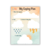 (DIGITAL DOWNLOAD) Coping Plan for Difficult Situations - English and Spanish Pack! - Image 2